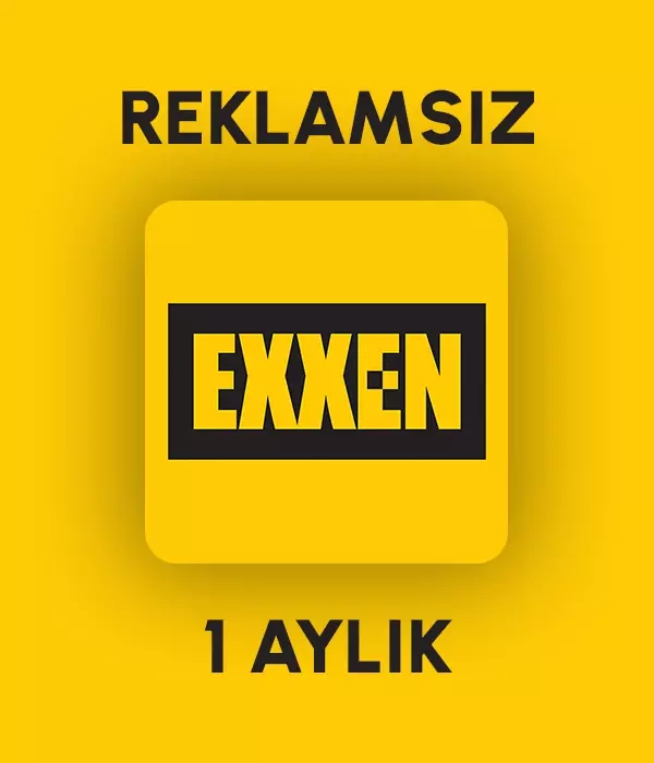 Exxen 1 Aylık Üyelik (Reklamsız)