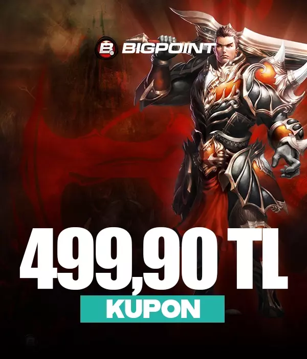 Bigpoint 499,90 TL Kupon