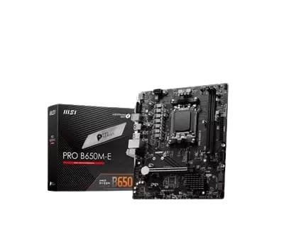 MSI PRO B650M-E 6800Mhz(OC) M.2 AM5 mATX Anakart