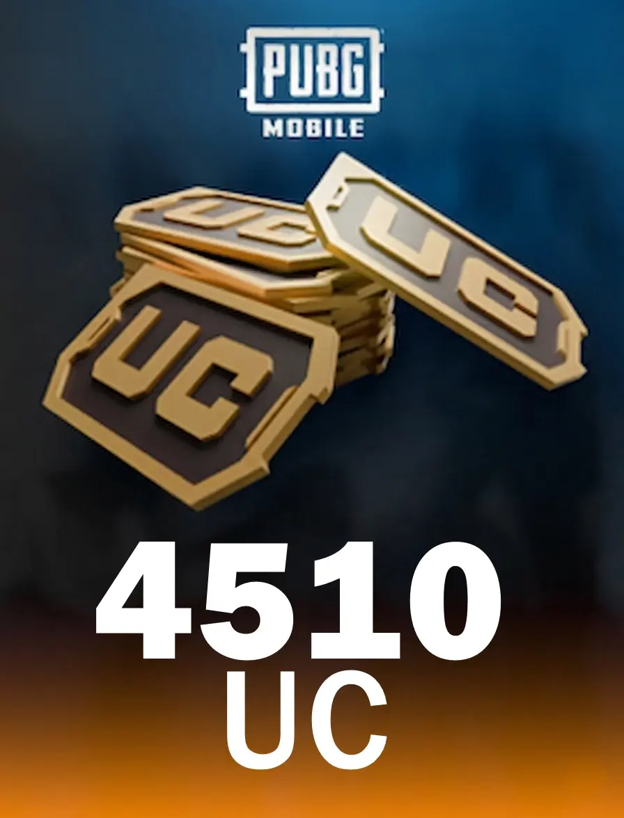 PUBG Mobile TOP-UP GLOBAL 4510 UC
