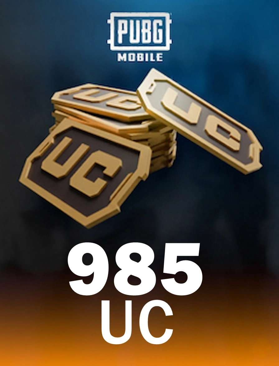 PUBG Mobile TOP-UP GLOBAL 985 UC
