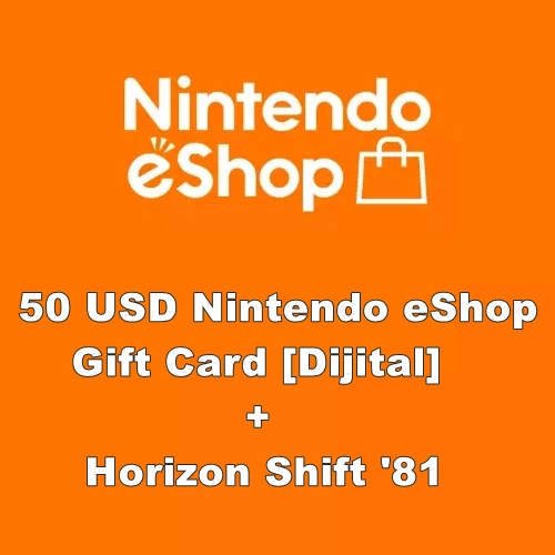 50 USD Nintendo eShop Gift Card [Dijital] + Horizon Shift '81