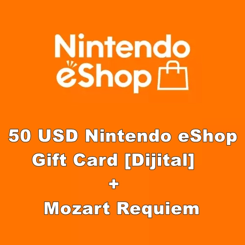 50 USD Nintendo eShop Gift Card [Dijital] + Mozart Requiem