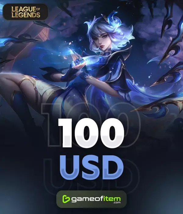 League Of Legends 100 USD Gift Card NA