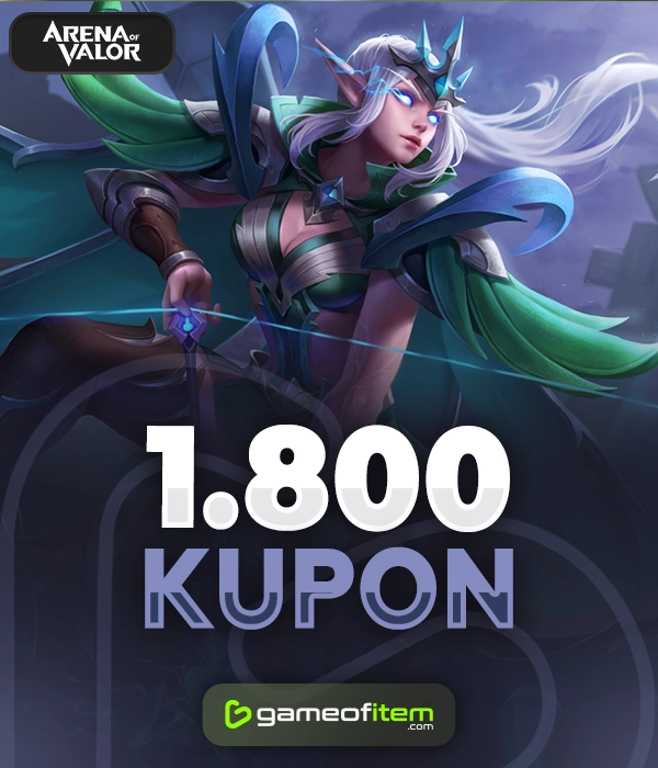 Arena of Valor 1800 Kupon