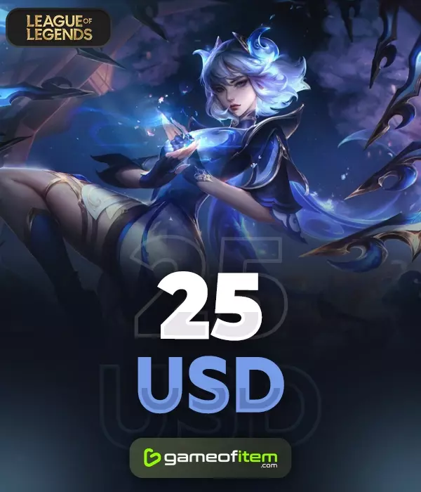 League Of Legends 25 USD Gift Card NA
