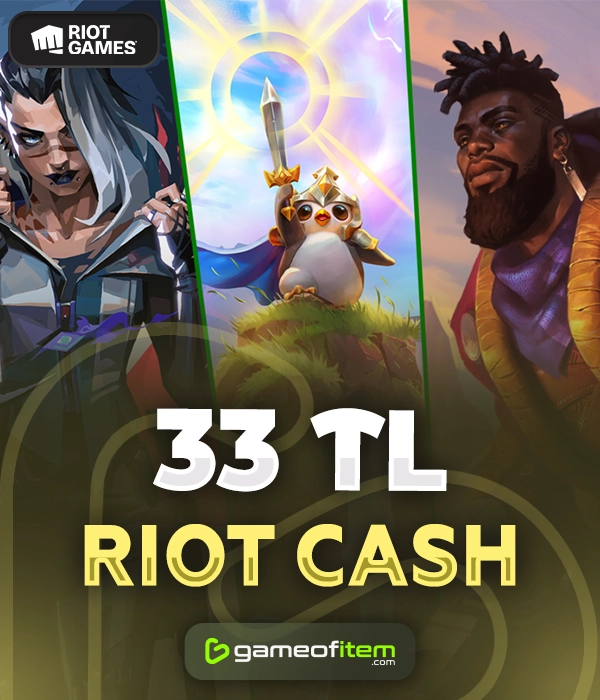 33TL Riot Points E-Pin | Anında Teslim RP Kodu