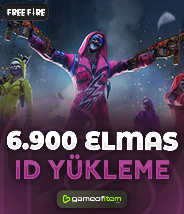 Free Fire Global 6900 Elmas