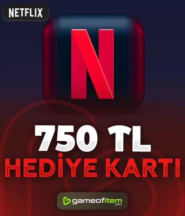 Netflix Hediye Kartı 750 TL