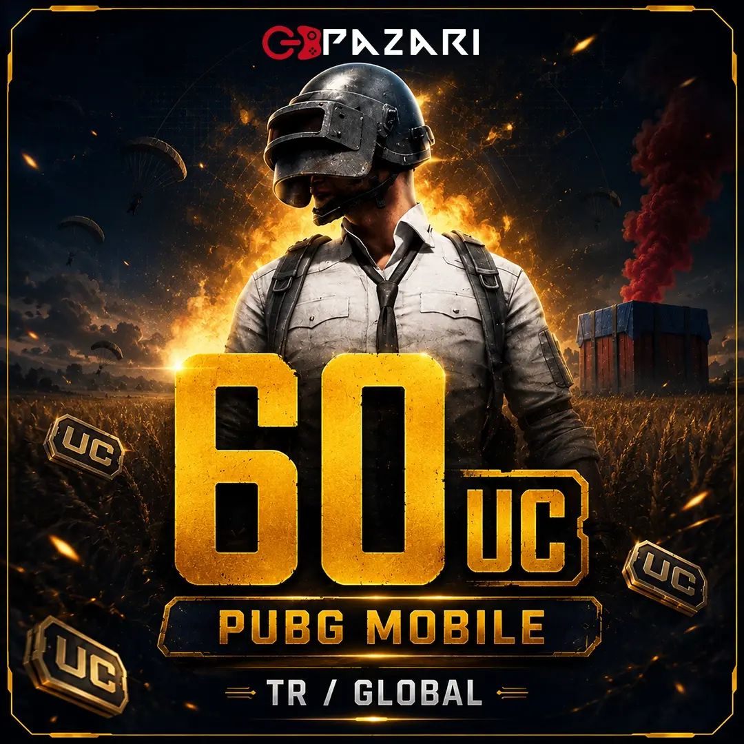 Pubg Mobile 60 UC TR ve Global