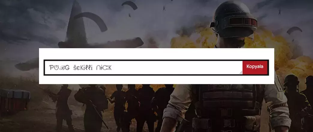 Pubg Özel Şekilli Nick Nasıl Yazılır?