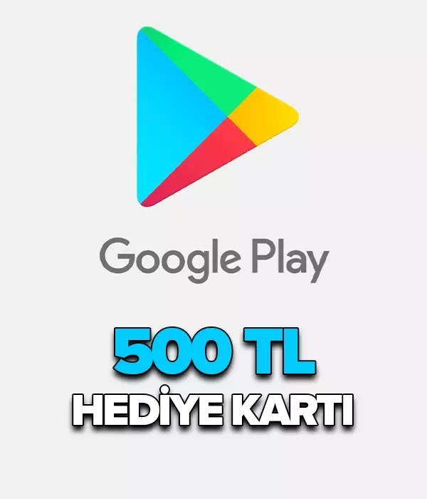 Google Play kodu 500 TL
