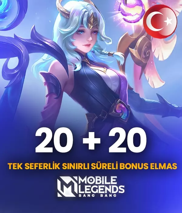 Mobile Legends 20 + 20  Tek Seferlik Elmas TR