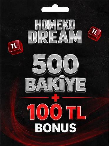 HomekoDream 500 TL Bakiye + 100 TL Bonus
