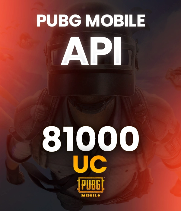 81000 UC Pubg Mobile API