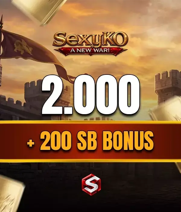 SexyKO 2000 SexyBalance + 200 SexyBalance Süper Bonus