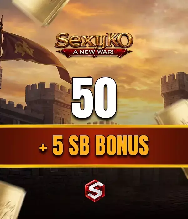 SexyKO 50 SexyBalance + 5 SexyBalance Süper Bonus