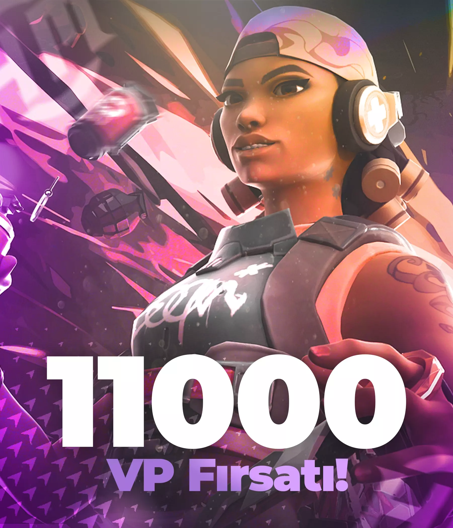 11.000 VP Fırsatı | ŞANSLI Valorant Points