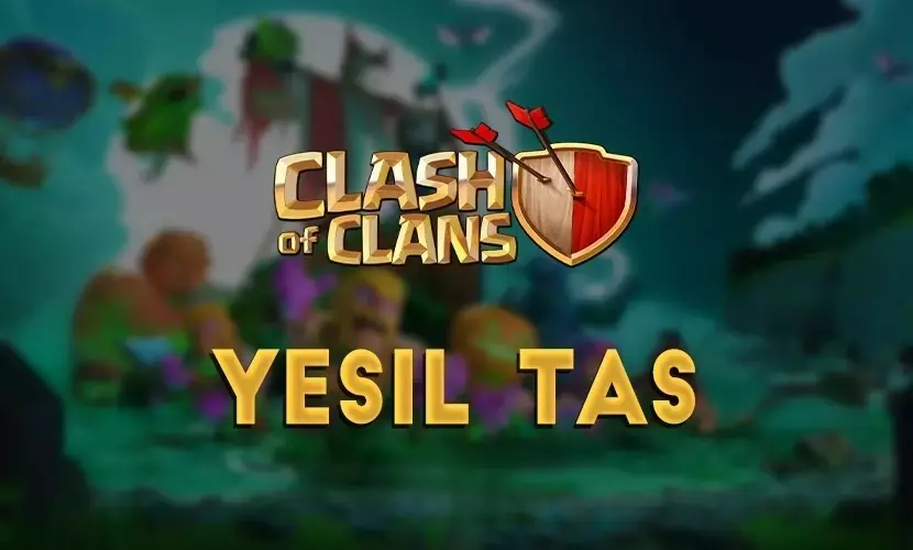 Clash Of Clans Yeşil Taş