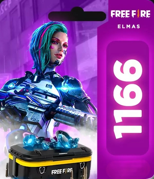 Free Fire 1166 Elmas