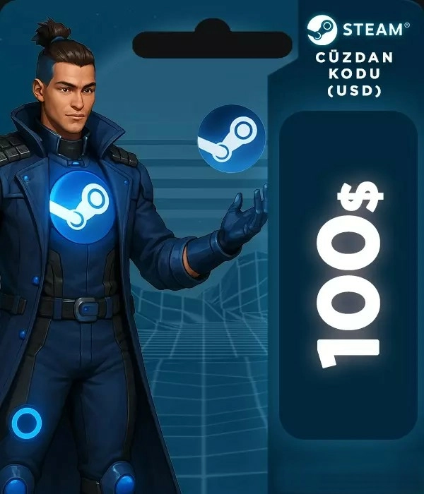 Steam Cüzdan Kodu 100 USD