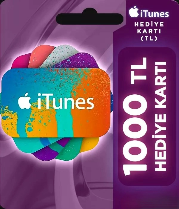 Apple Store iTunes 1000 TL Hediye Kartı