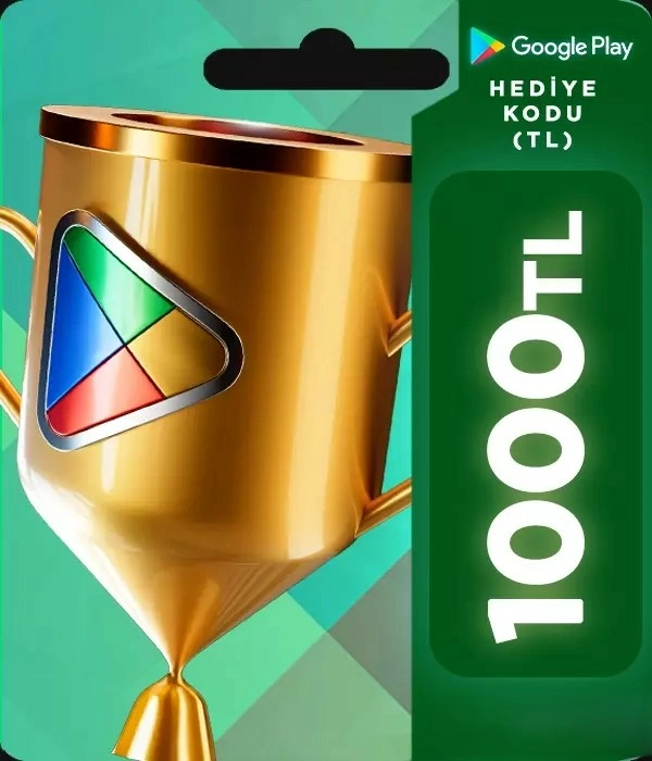 Google Play hediye kodu 1000 TL