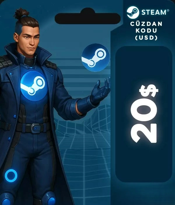 Steam Cüzdan Kodu 20 USD