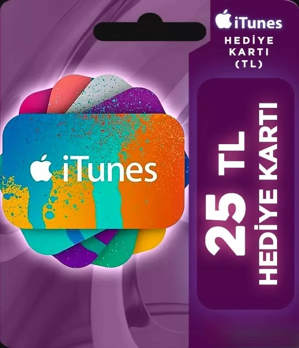 Apple Store iTunes 25 TL Hediye Kartı