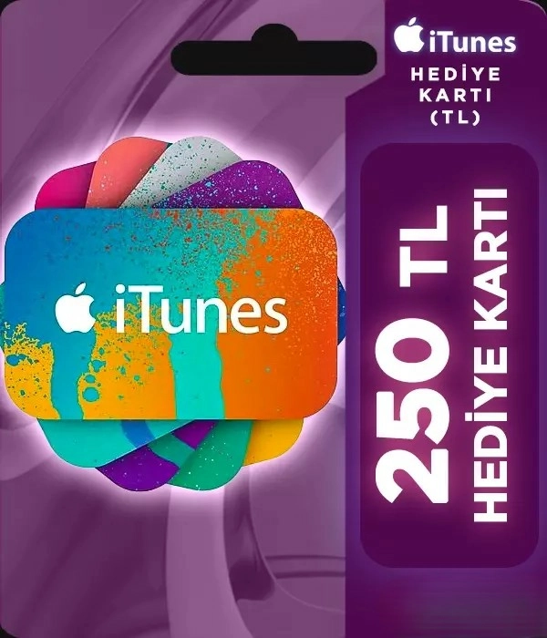 Apple Store iTunes 250 TL Hediye Kartı