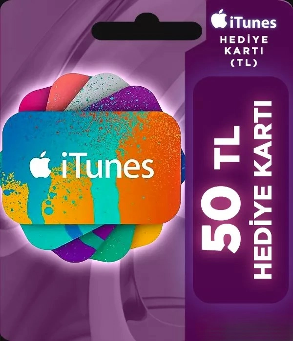 Apple Store iTunes 50 TL Hediye Kartı