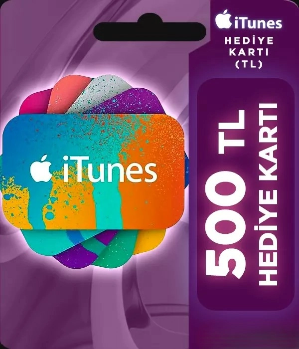 Apple Store iTunes 500 TL Hediye Kartı