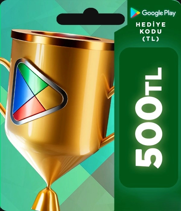 Google Play hediye kodu 500 TL