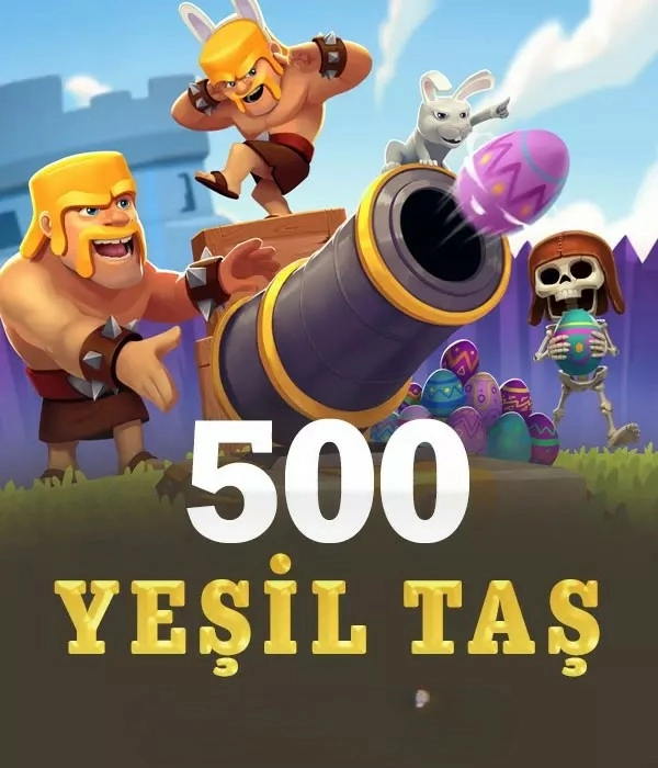 Clash Of Clans 500 Yeşil Taş