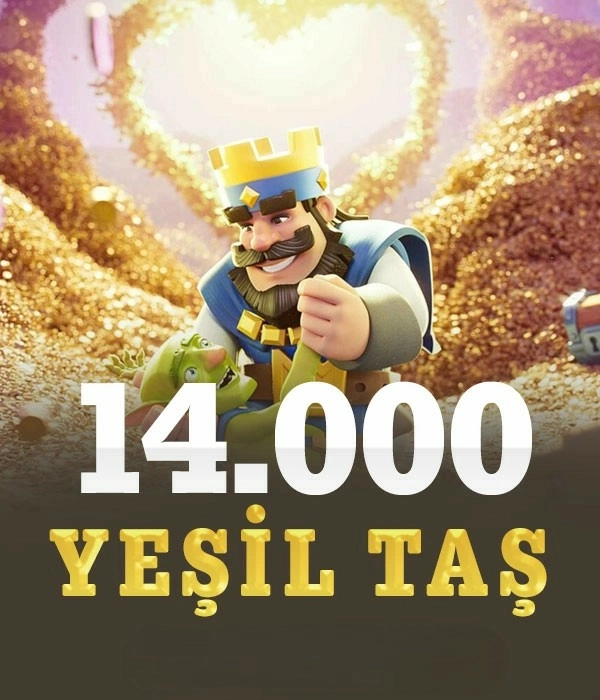 Clash Royale 14000 Yeşil Taş