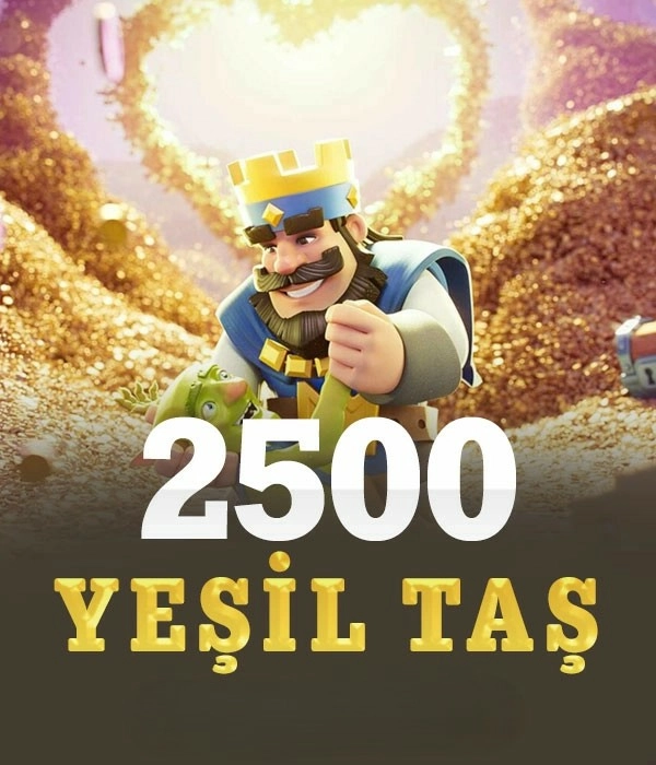 Clash Royale 2500 Yeşil Taş