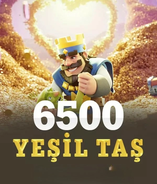 Clash Royale 6500 Yeşil Taş