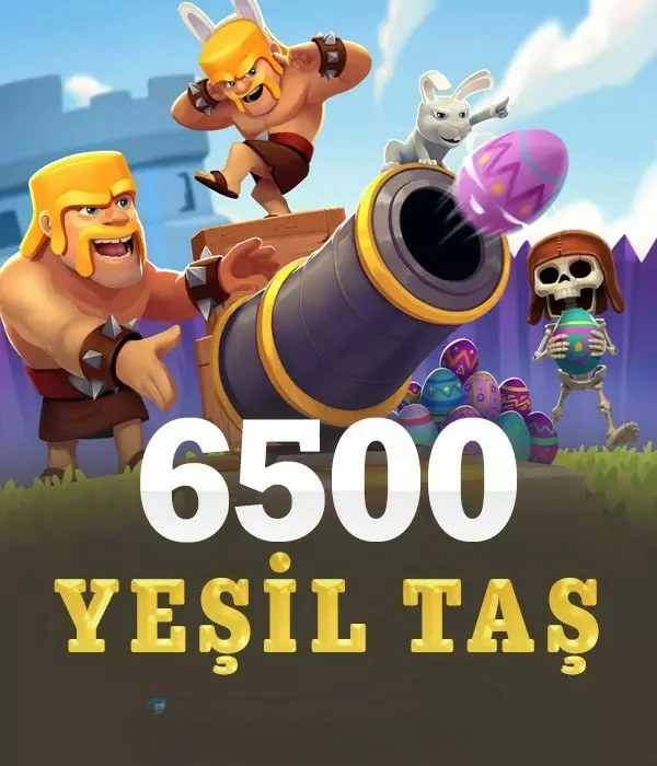 Clash of Clans 6500 Yeşil Taş