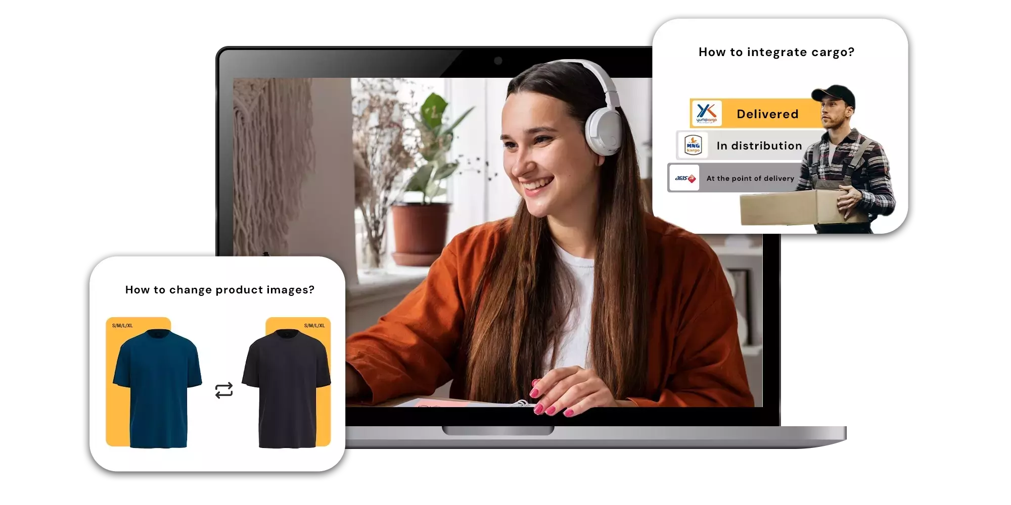 Learn all e-commerce processes from experts and grow your business.