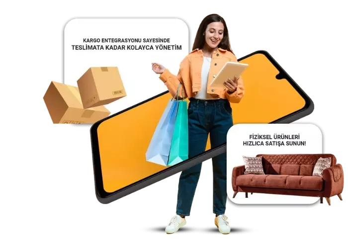 Kargo entegrasyonları sayesinde tüm süreçleri zahmetsizce yönetin ve işinizi büyütün.