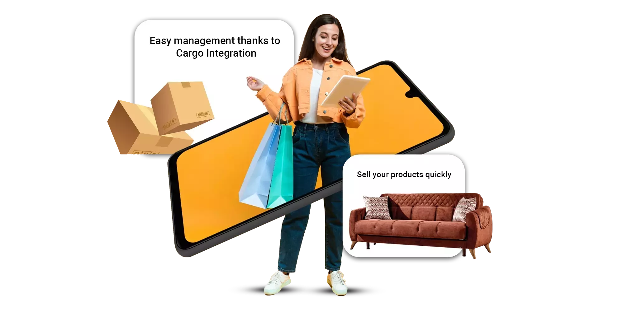 Manage all processes effortlessly and grow your business thanks to cargo integrations.
