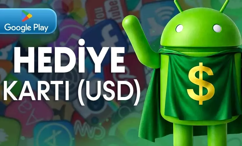 Google Play Hediye Kodu USD