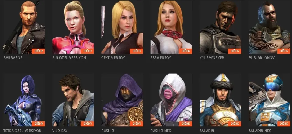 Wolfteam Karakter Türleri ve Özellikleri