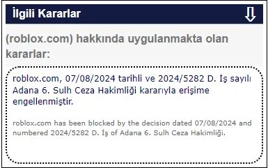 Roblox Yasağı Kaldırıldı! Roblox Yasağı Kaldırıldı!