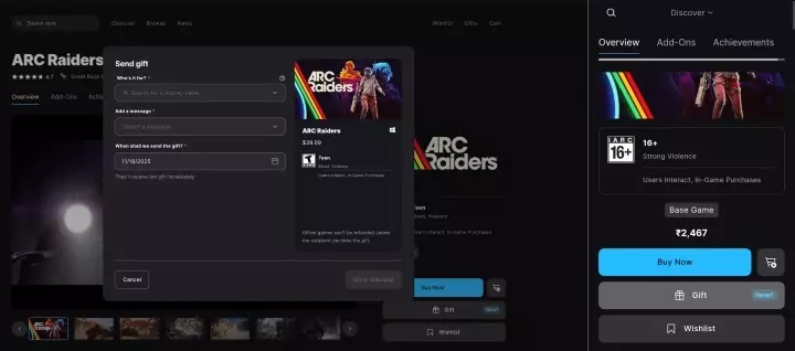 Epic Games Hediye Etme Özelliği Geldi!