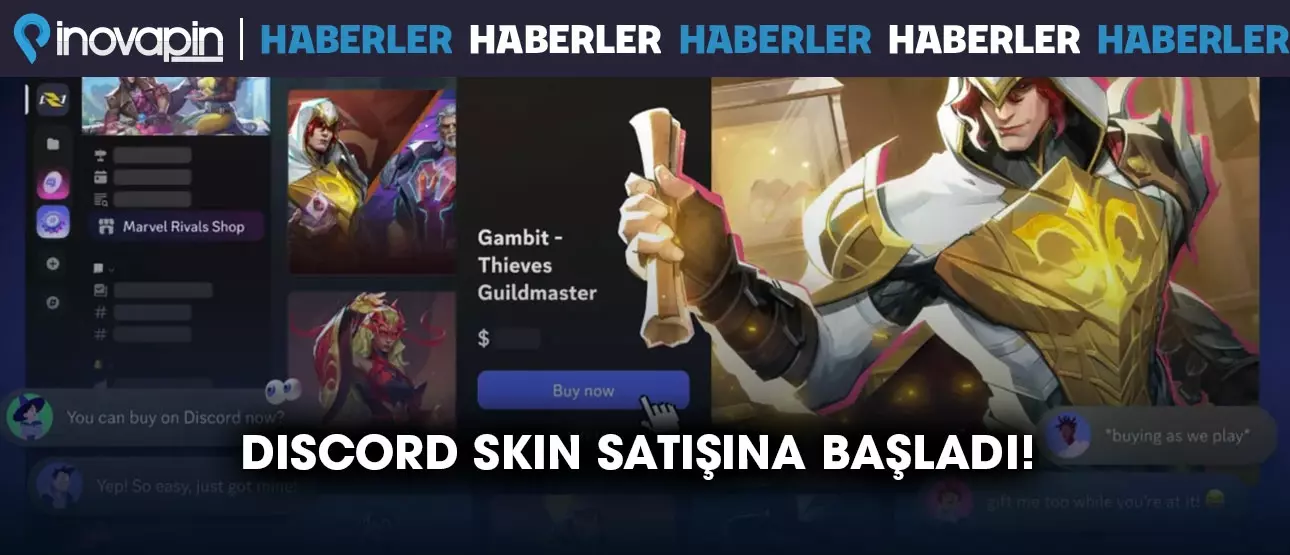 Discord Skin Satışlarına Başladı!