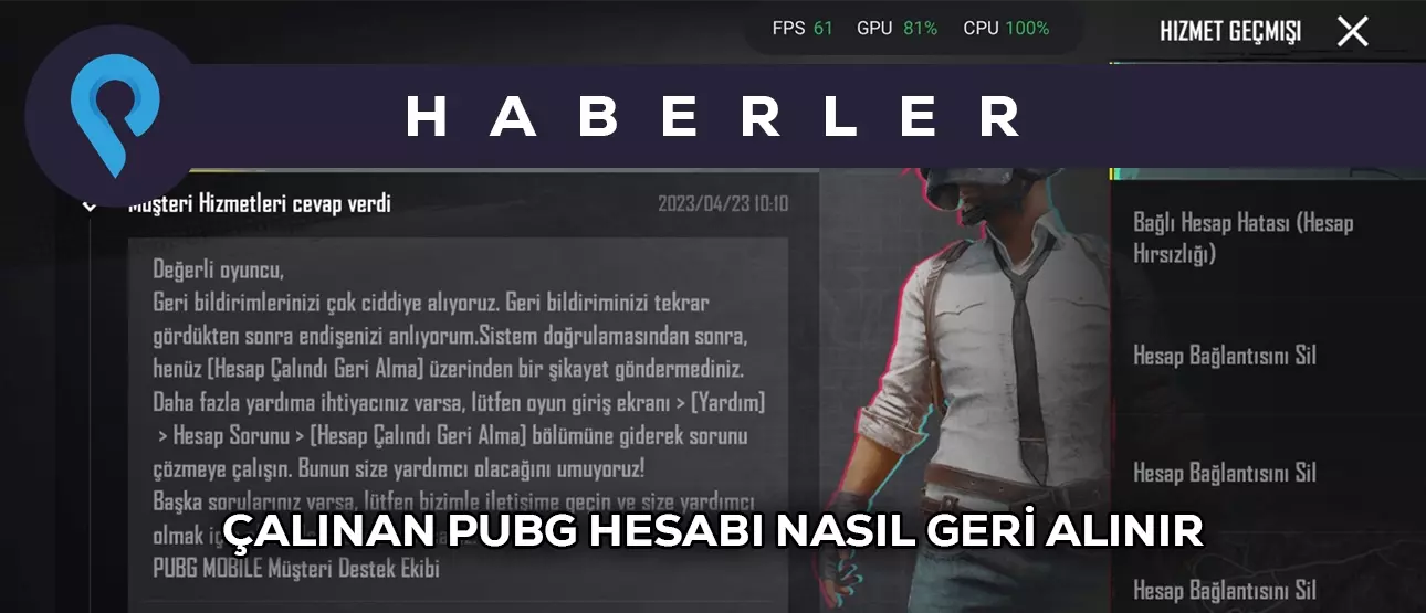 Çalınan PUBG Hesabı Nasıl Alınır?