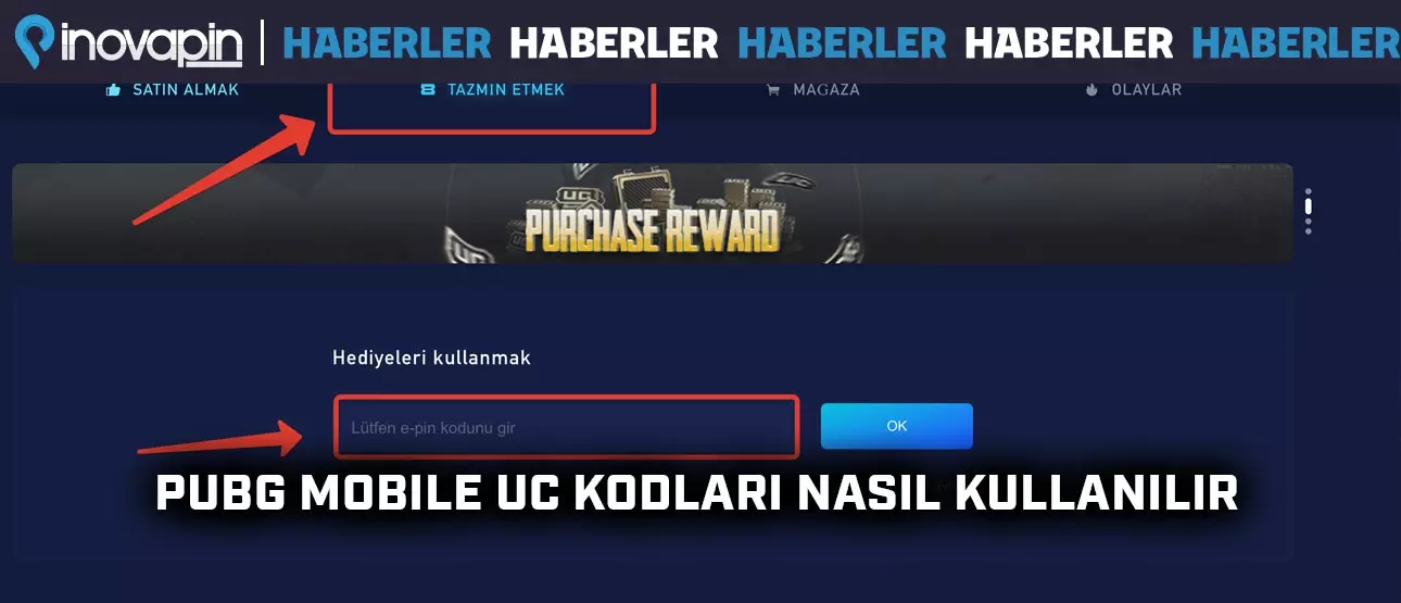 PUBG Mobile UC Kodları Nasıl Kullanılır?