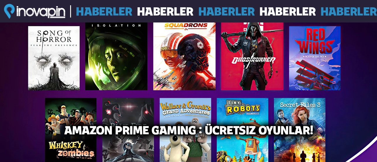 Amazon Prime Gaming : Ücretsiz Oyunlar!