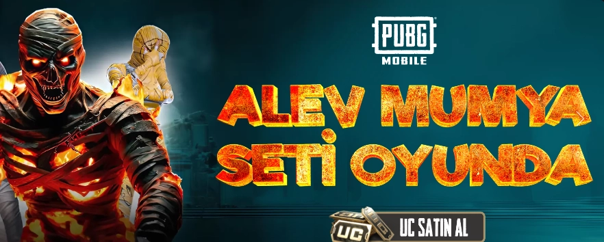PUBG Mobile Alev Mumya Seti Oyunda!